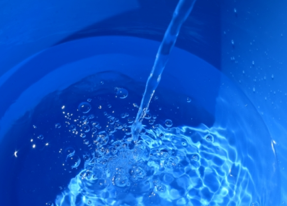 流水で掛け流すとき